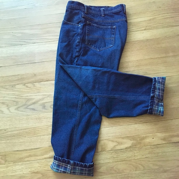 key flannel lined jeans